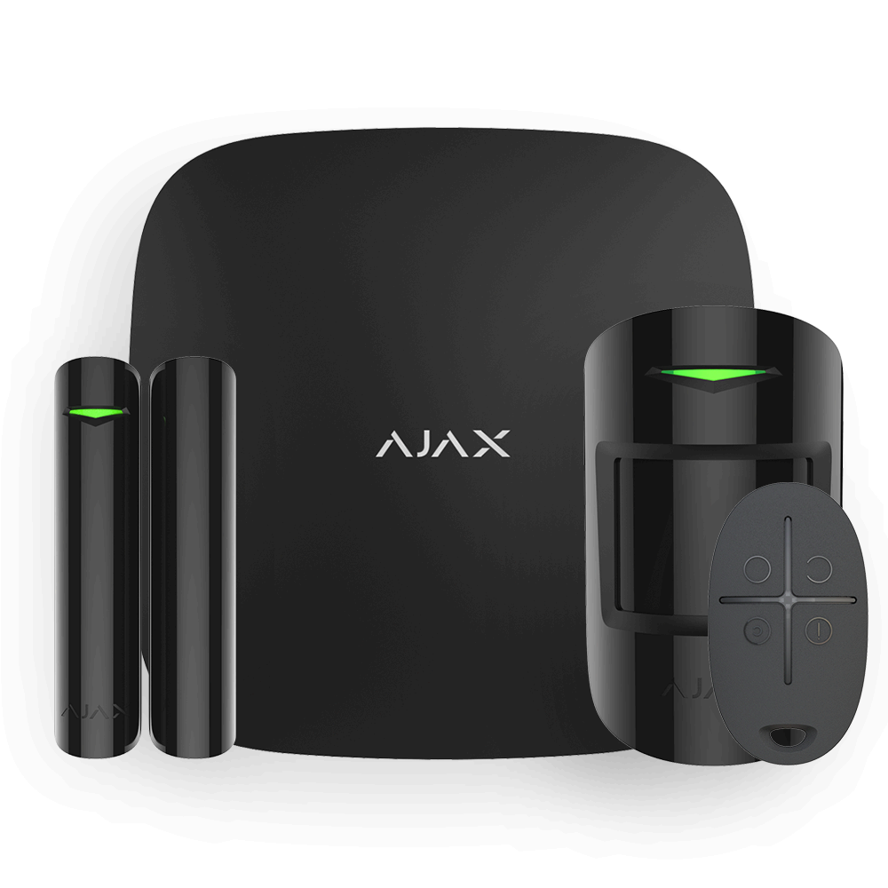 Комплект бездротової сигналізації Ajax StarterKit 2  black 