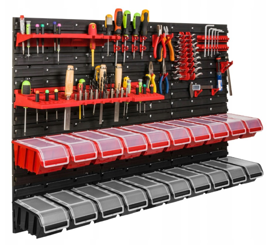 Панель для інструментів 115*78 см + 20 контейнерів із кришкою Kistenberg В103