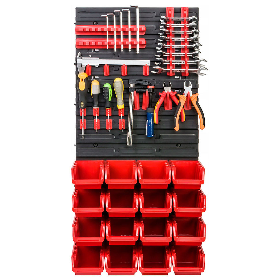 Панель для інструментів Kistenberg 39*78 см + 16 контейнерів В203