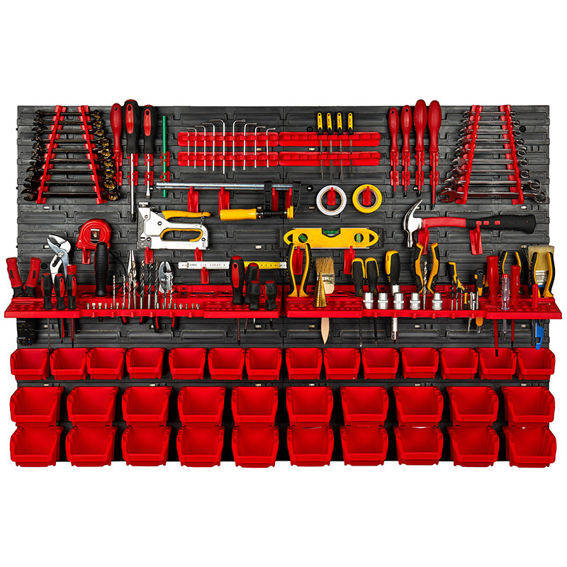 Панель для инструментов Kistenberg + 34 контейнера+2 полки KS-SETa