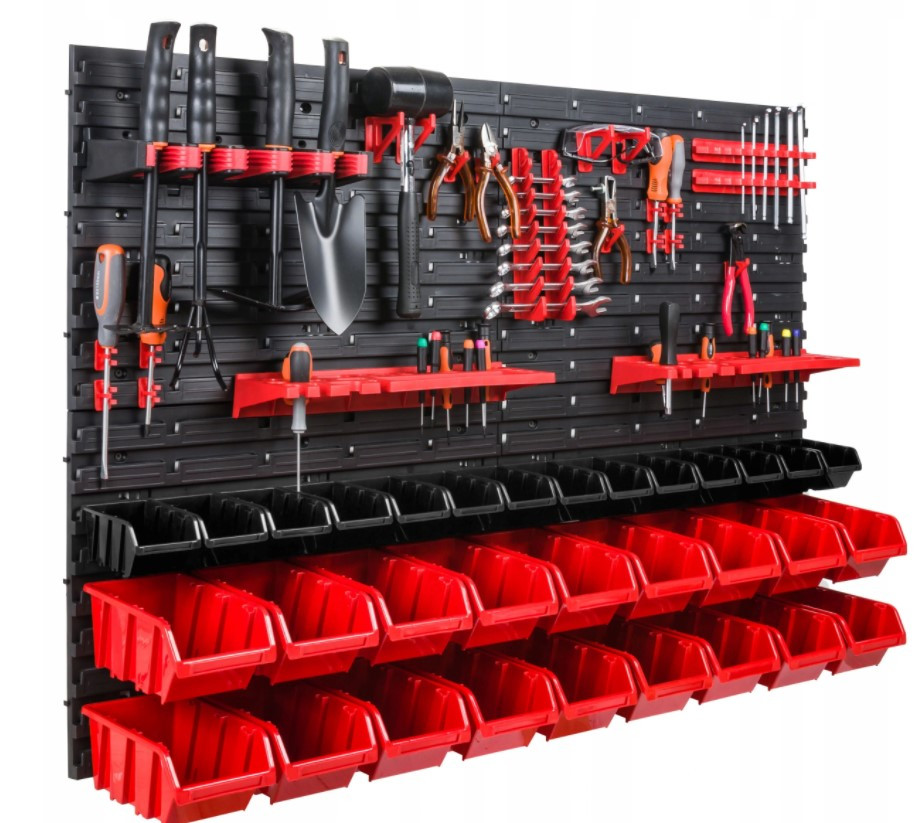 Панель для інструментів 115*78 см + 32 контейнери + тримач садових інструментів Kistenberg  В109