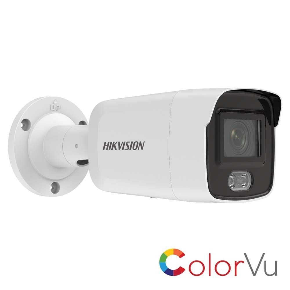 IP-відеокамера 4 Мп Hikvision DS-2CD2047G2-L(C) (2.8mm) ColorVu з відеоаналітикою для системи відеонагляду