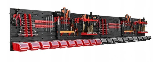 Панель інструментів Kistenberg 230,0*39,0 см + 20 контейнерів з кришкою В4