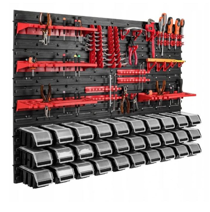 Панель для інструментів  Kistenberg  115*78 см + 30 контейнерів з кришкою
