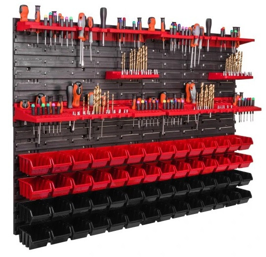 Панель для інструментів Kistenberg 115*78 см + 56 контейнерів + 8 полок В21