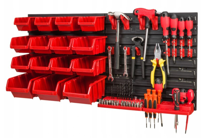 Панель для инструментов 78*39 см + 15 контейнеров + 1 полочка Kistenberg В59