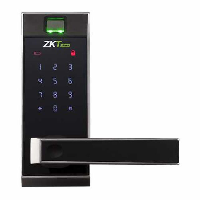 Smart замок ZKTeco AL20B left для лівих дверей з Bluetooth і зчитувачем відбитку пальця