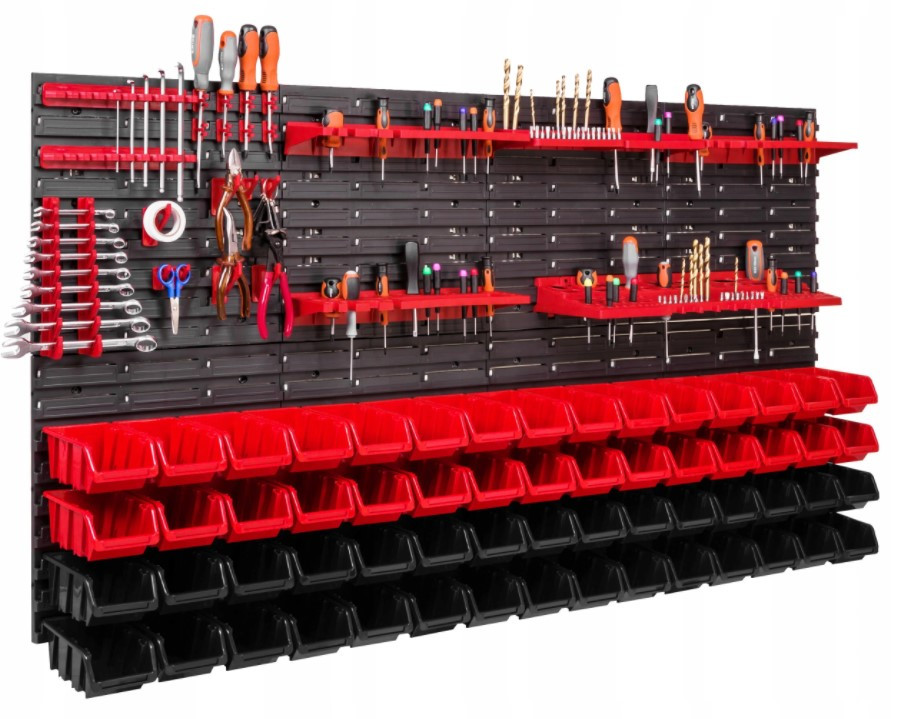 Панель для інструментів 156*78 см + 60 контейнерів Kistenberg В74
