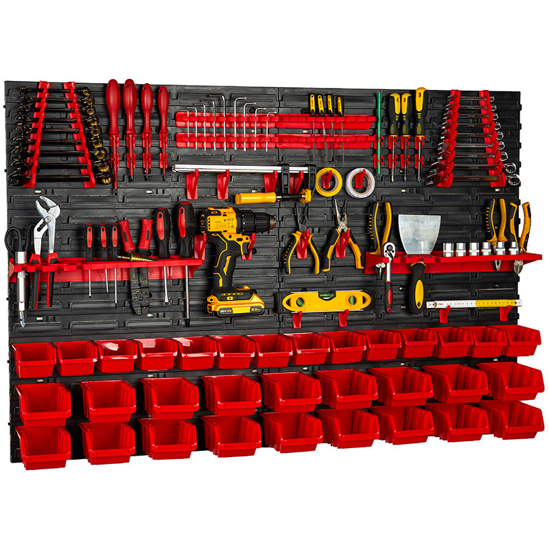 Панель для инструментов 115*78 см + 32 контейнера Kistenberg KS-SET25