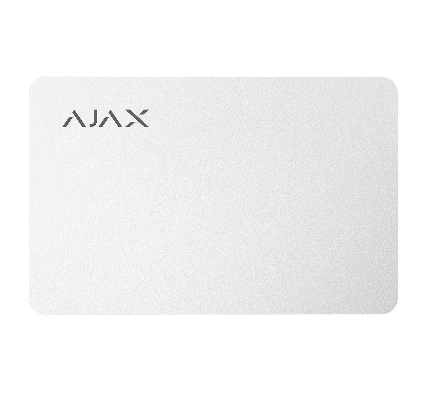Безконтактна картка Ajax Pass white (комплект 3 шт.) для клавіатури KeyPad Plus