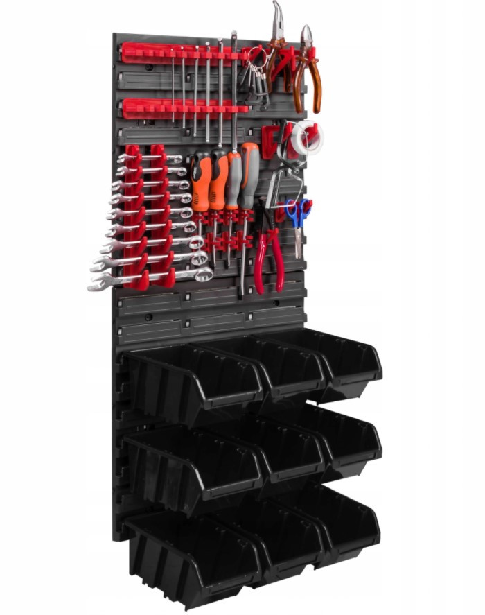 Панель для инструментов Kistenberg  39,0*78,0 см + 9 контейнеров В51