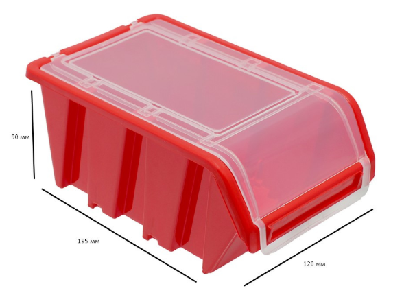 Контейнер з кришкою 195*120*90 мм Kistenberg
