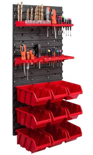 Панель інструментів Kistenberg 390*780 мм + 9 контейнерів В18